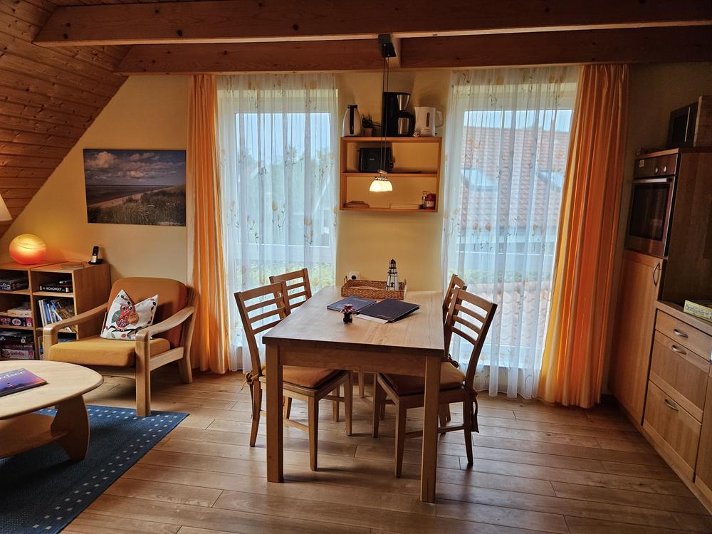 Essbereich der Wohnung Nordlicht