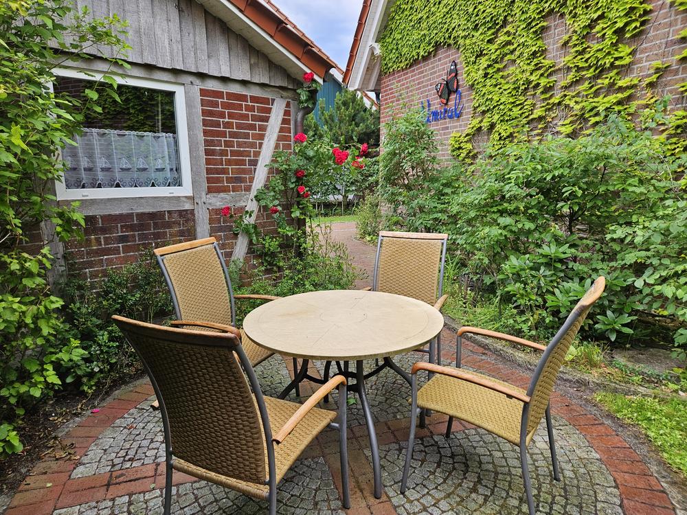 Terrasse der Wohnung Nordlicht