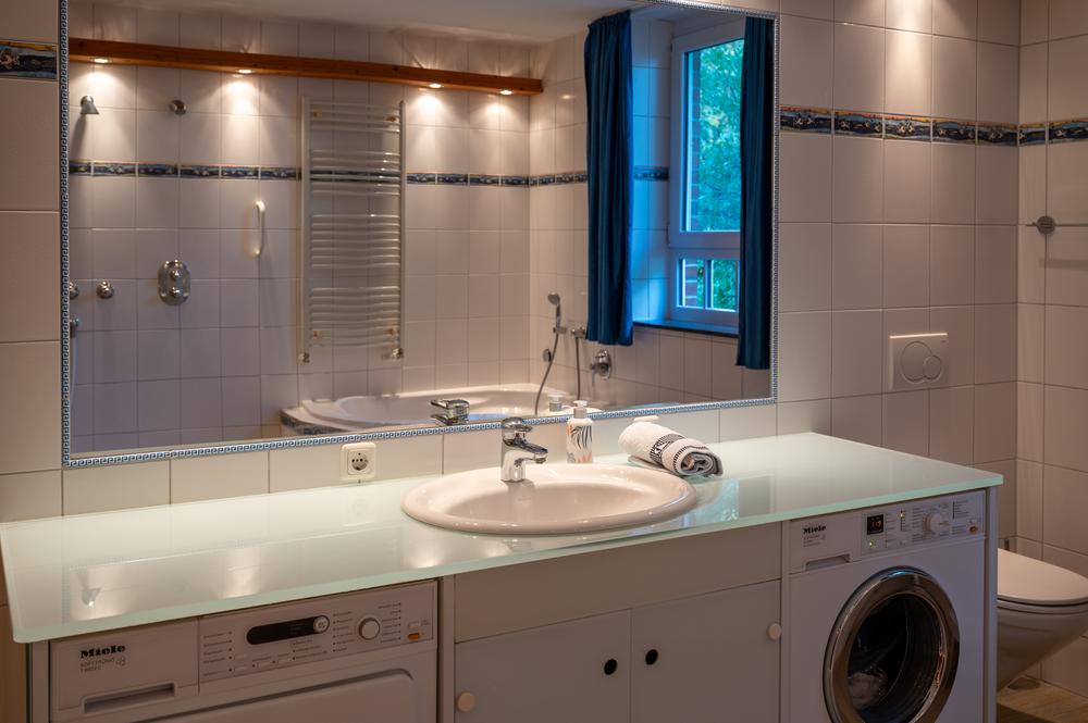 Badezimmer der Wohnung Wintergarten
