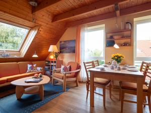 Wohn- und Essbereich der Wohnung Nordlicht