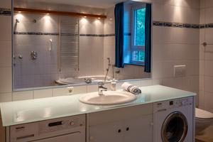 Badezimmer der Wohnung Wintergarten
