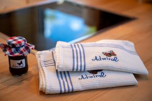 Trockentücher im Haus Admiral