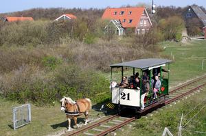 Museums-Pferdebahn auf Spiekeroog