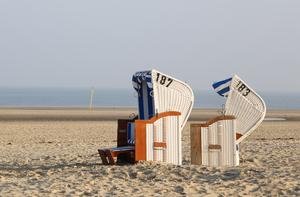 Strandkörbe am Strand